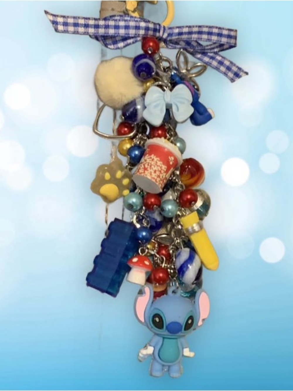 Disney Stitch Keychain bag charm